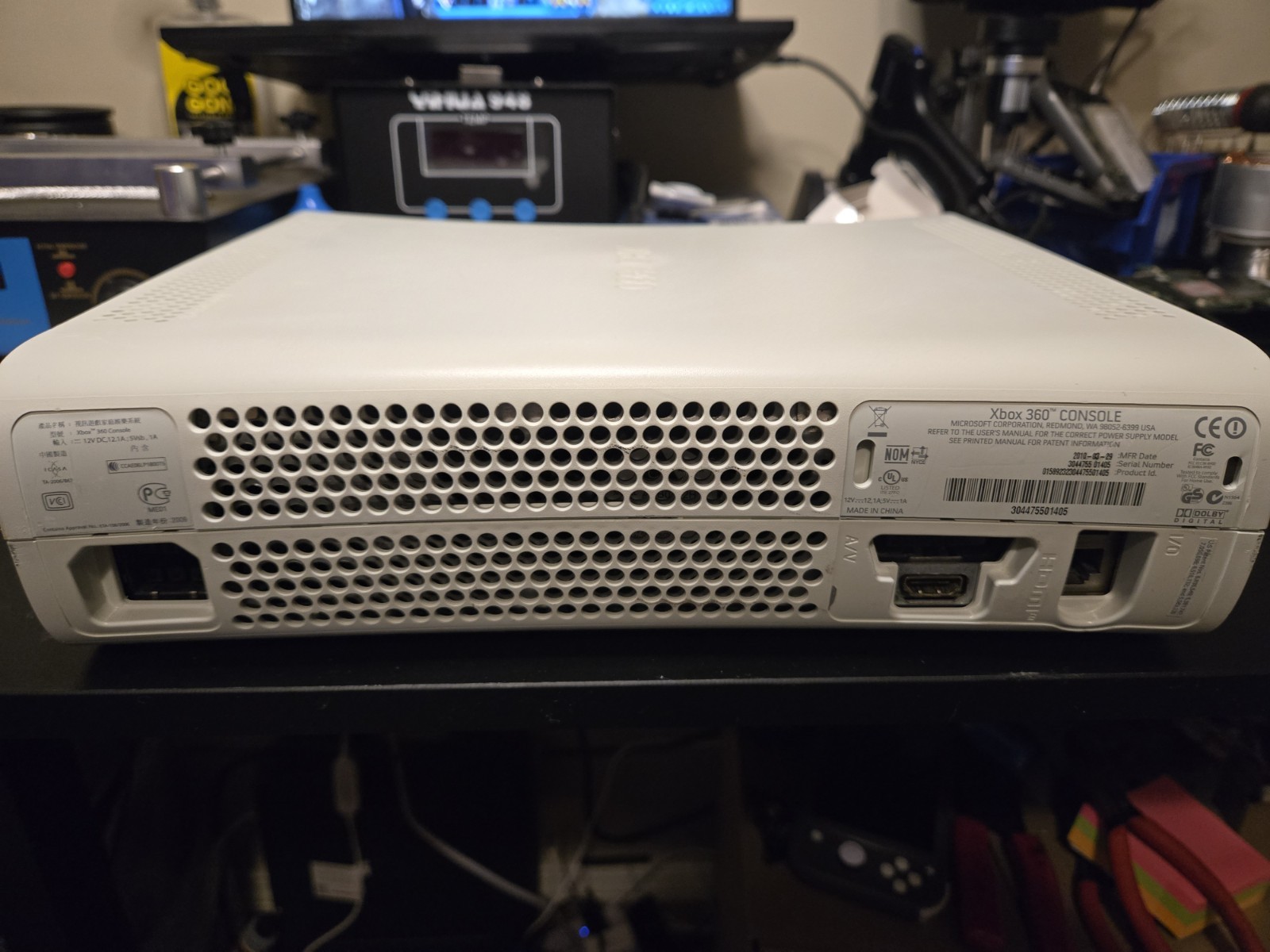 Microsoft Xbox 360 White Console Only, Restored And Working