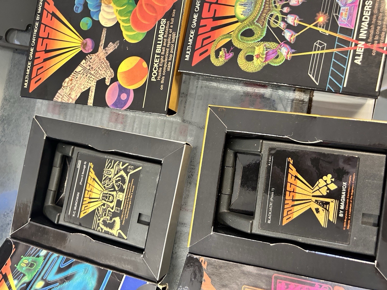 Magnavox Odyssey 2 In Box – Bundle With 13 Games Untested