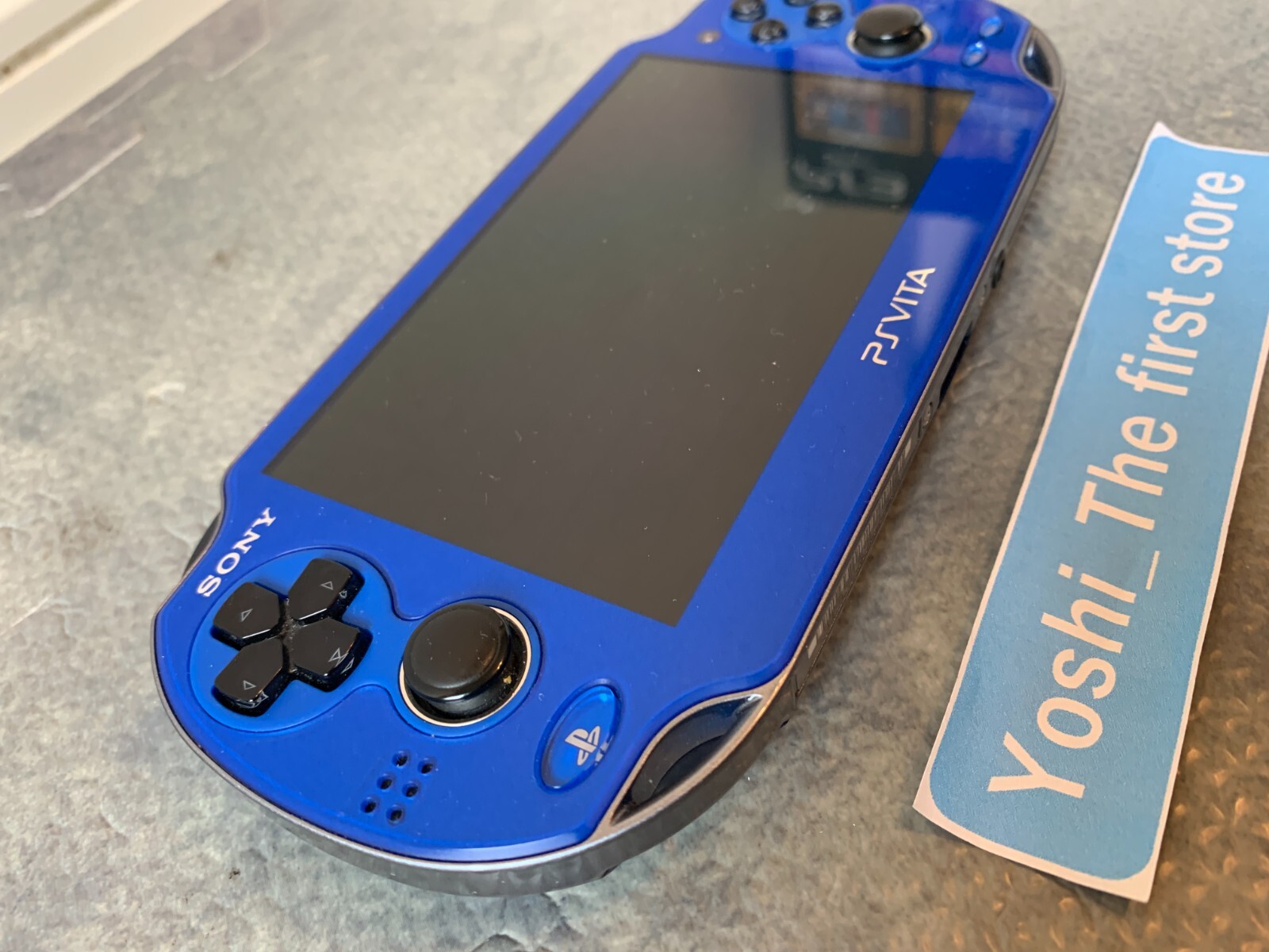 SONY PlayStation PS Vita PCH-1000 ZA04 Sapphire Blue Wi-Fi Boxed “Excellent”