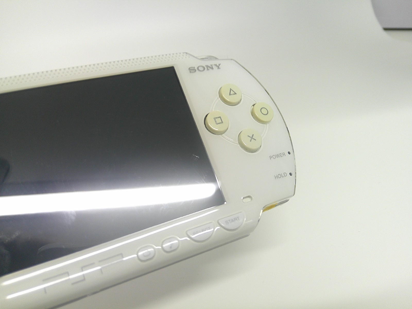 【Very Good】Sony PSP-1000 Ceramic White Console Only No Battery Japan Ver. #RET05