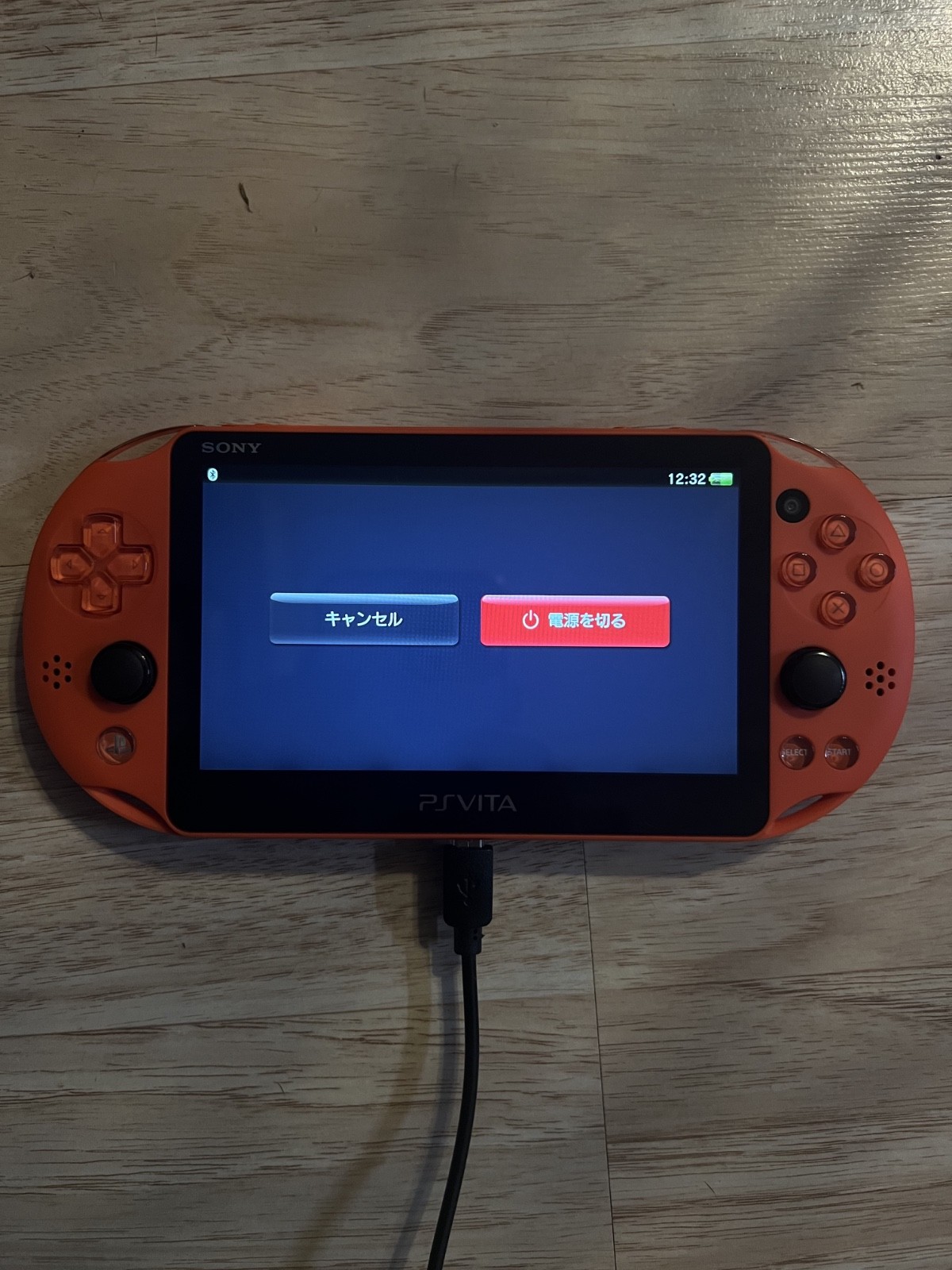 Sony PS Vita 2000 Neon Orange EX Region Free Console w Charger Micro SD 256GB
