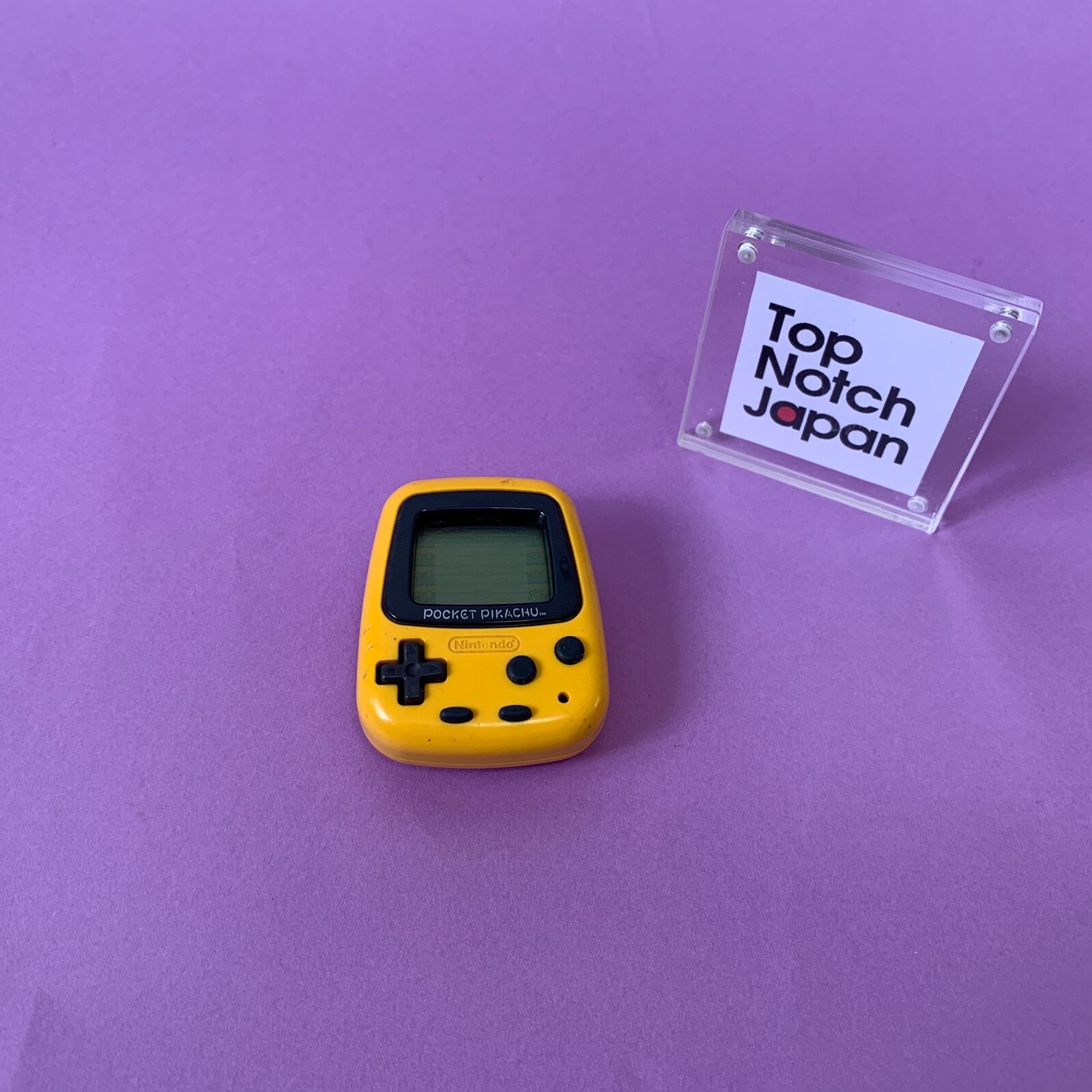Nintendo Pocket Pikachu 1998 Pokemon Pedometer Virtual pet Tested Japan Used