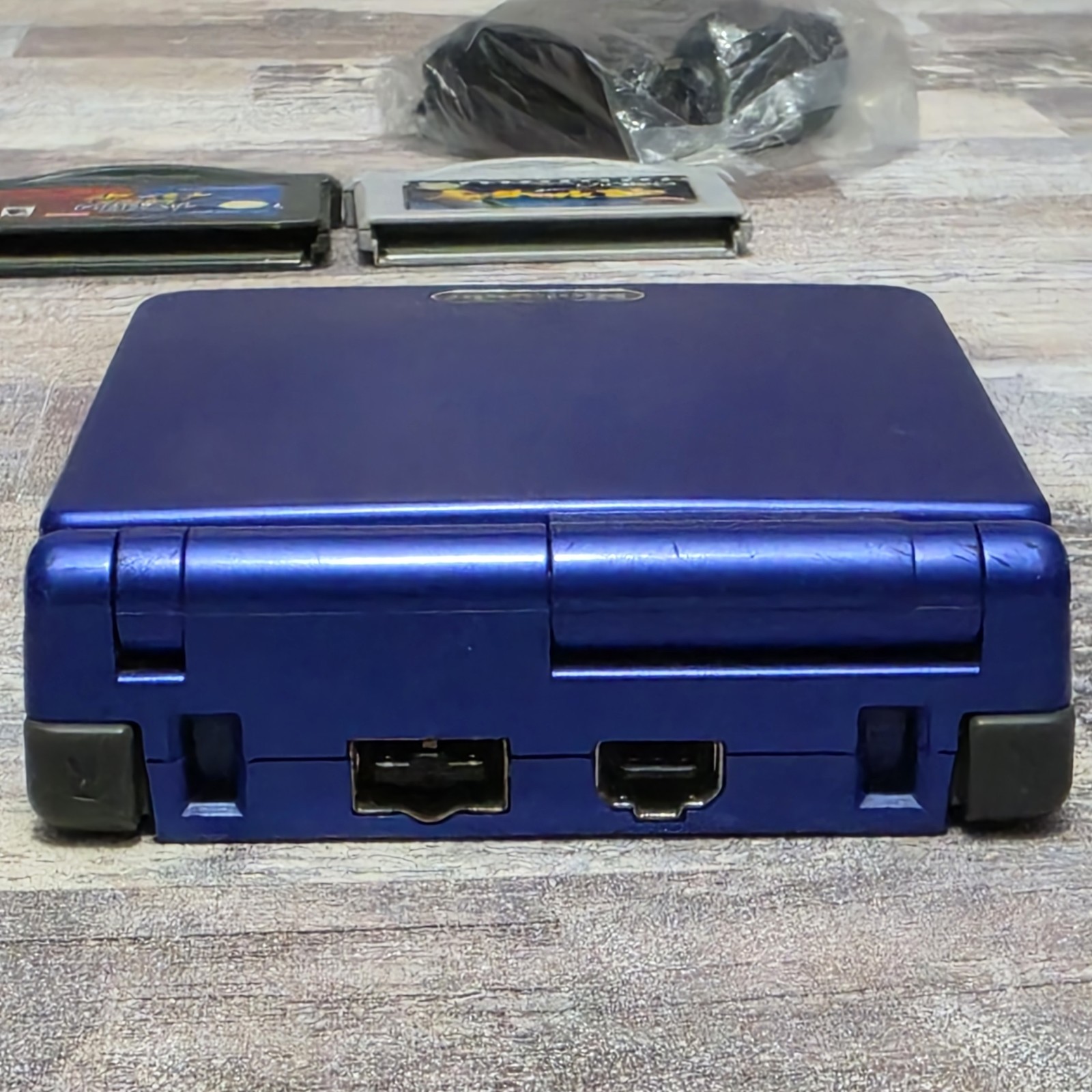 Nintendo GBA SP Console Cobalt Blue AGS 001 Bundle Games – Pokemon Pinball