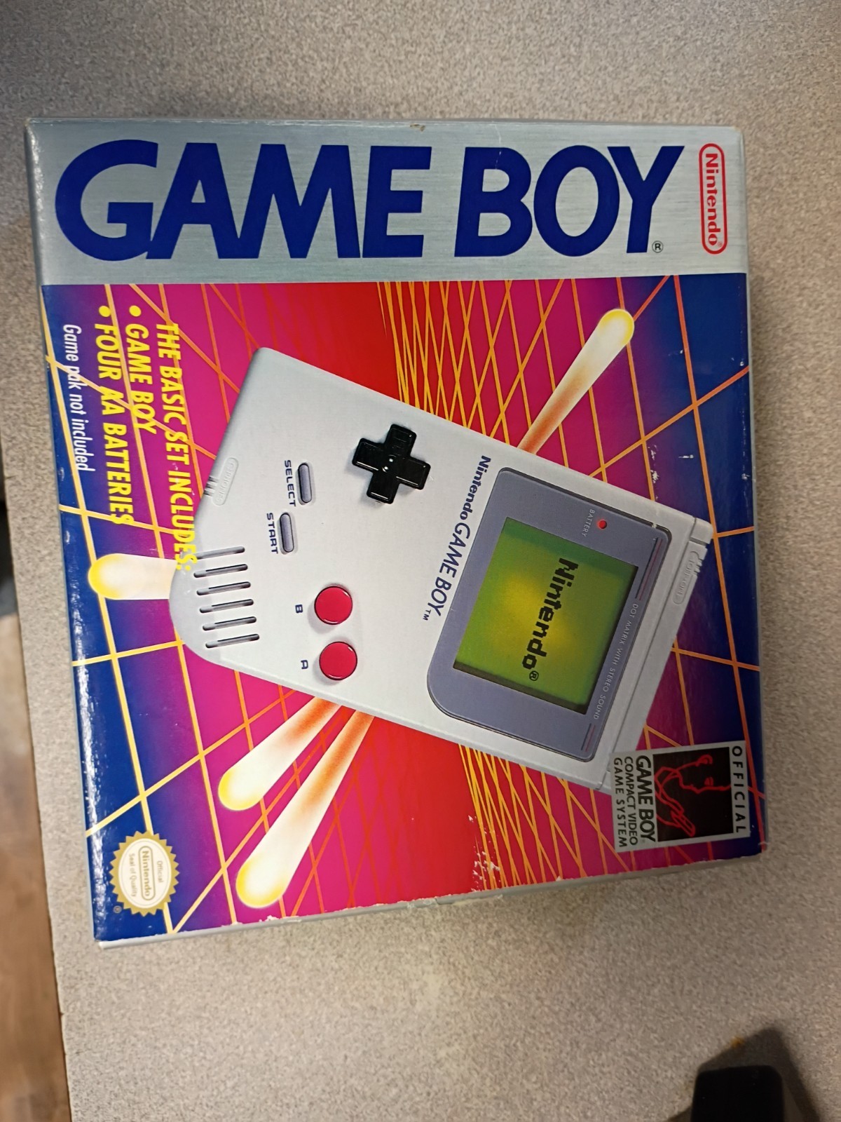 Nintendo Game Boy Launch Edition Handheld System – Gray