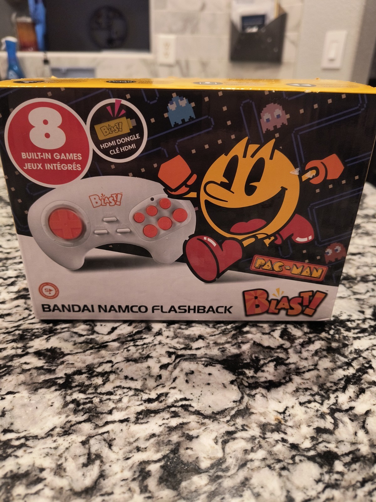 Bandai Namco Flashback Blast Pac-Man With 8 Built-in Games Brand New