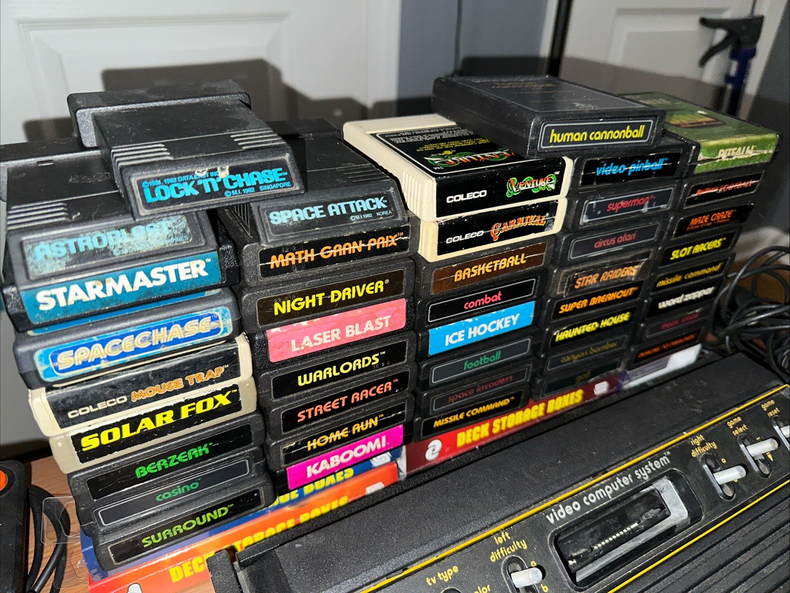 Atari 2600 Heavy Sixer Six Switch Console Sunnyvale USA Console 42 Games – Works