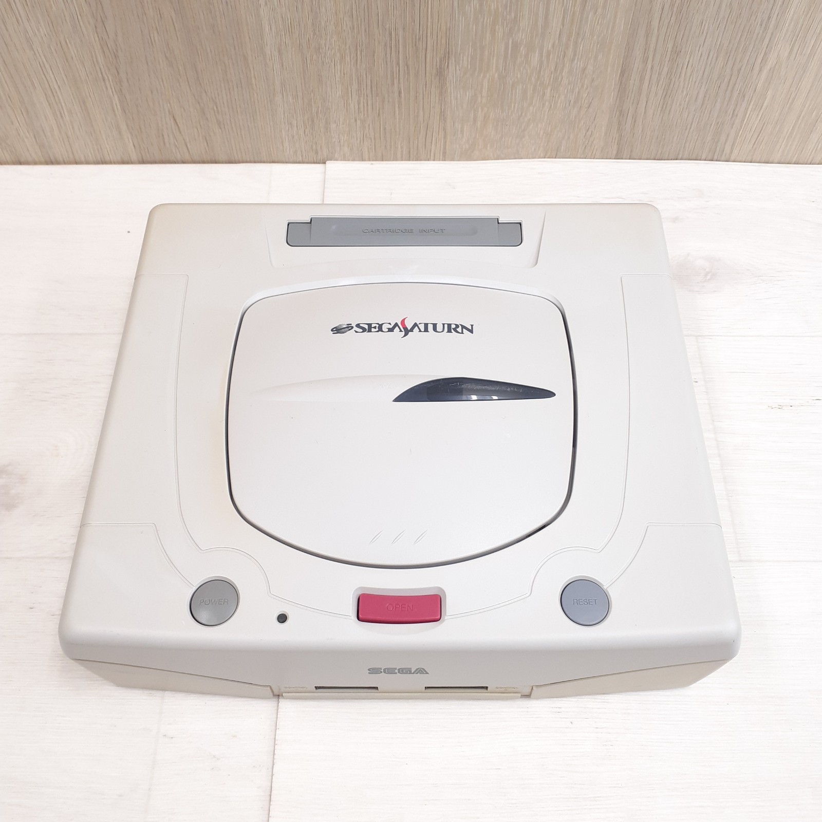 Sega Saturn Console Japanese White Bundle with 2 Controllers & 3 Tokimemo Games
