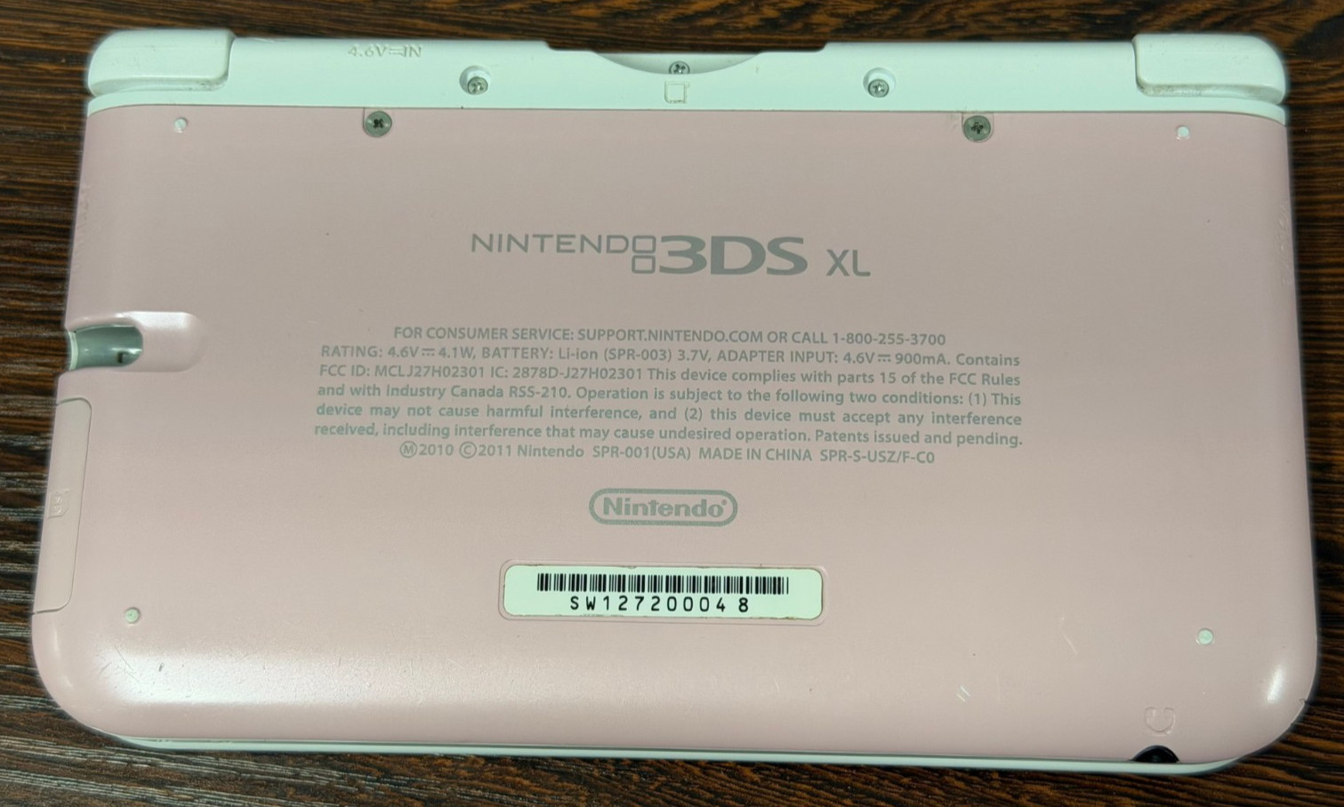 Nintendo 3DS XL Handheld Console – Pink White – Great Used Condition – Read