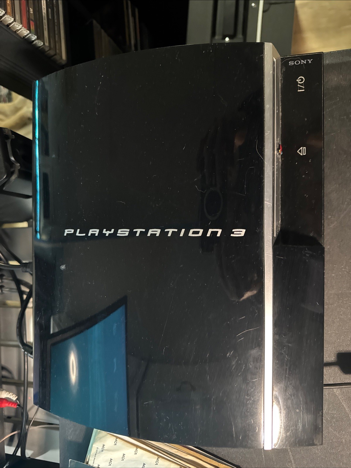 Sony PlayStation 3 PS3 Fat 40GB CECHH01 Console And power Cord TESTED READ