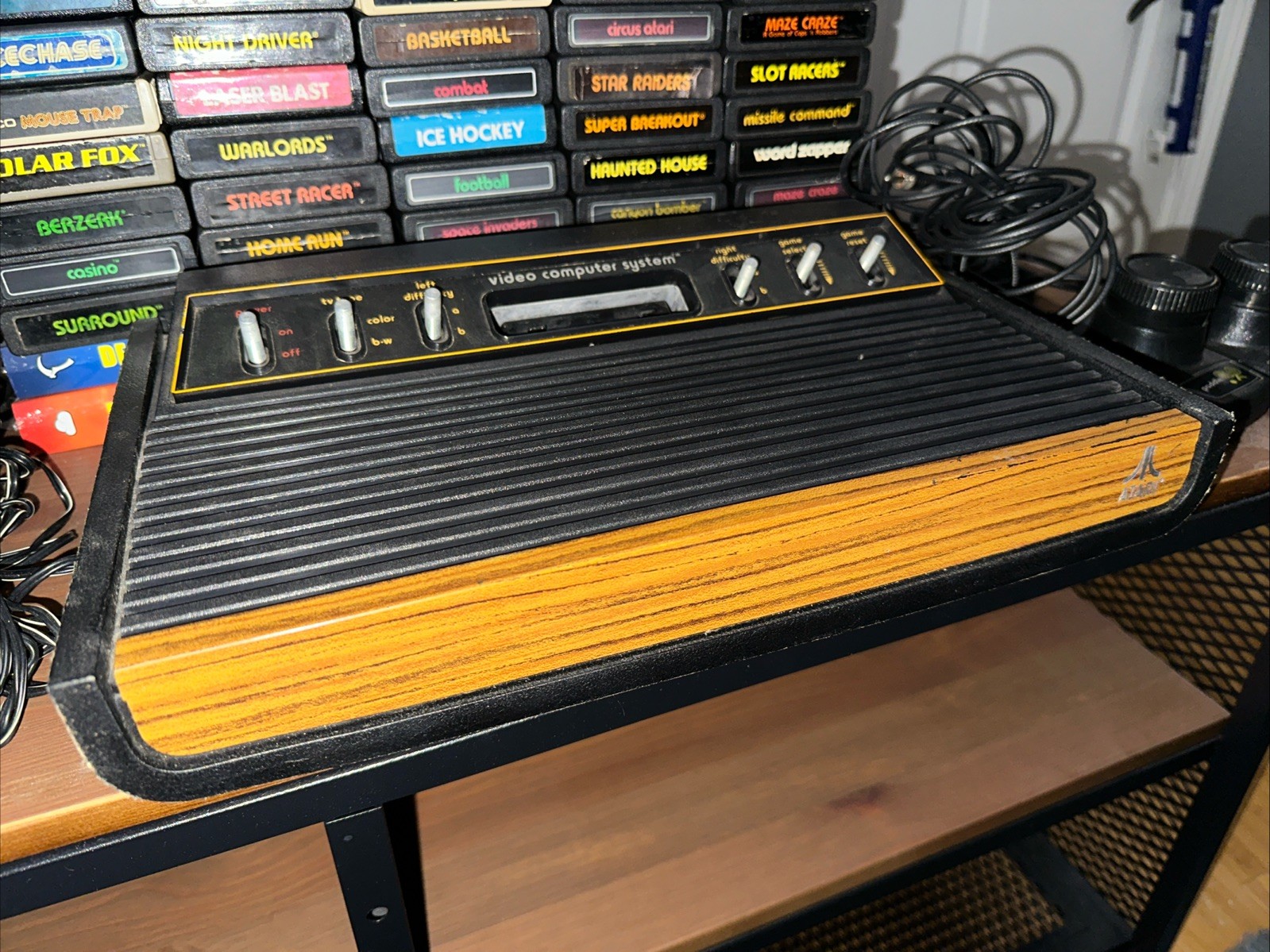 Atari 2600 Heavy Sixer Six Switch Console Sunnyvale USA Console 42 Games – Works