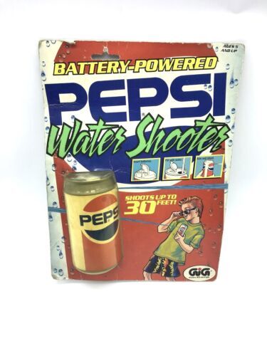 Vintage Larami 1989 Pepsi Water Shooter Can Battery-Powered Toy[JP]