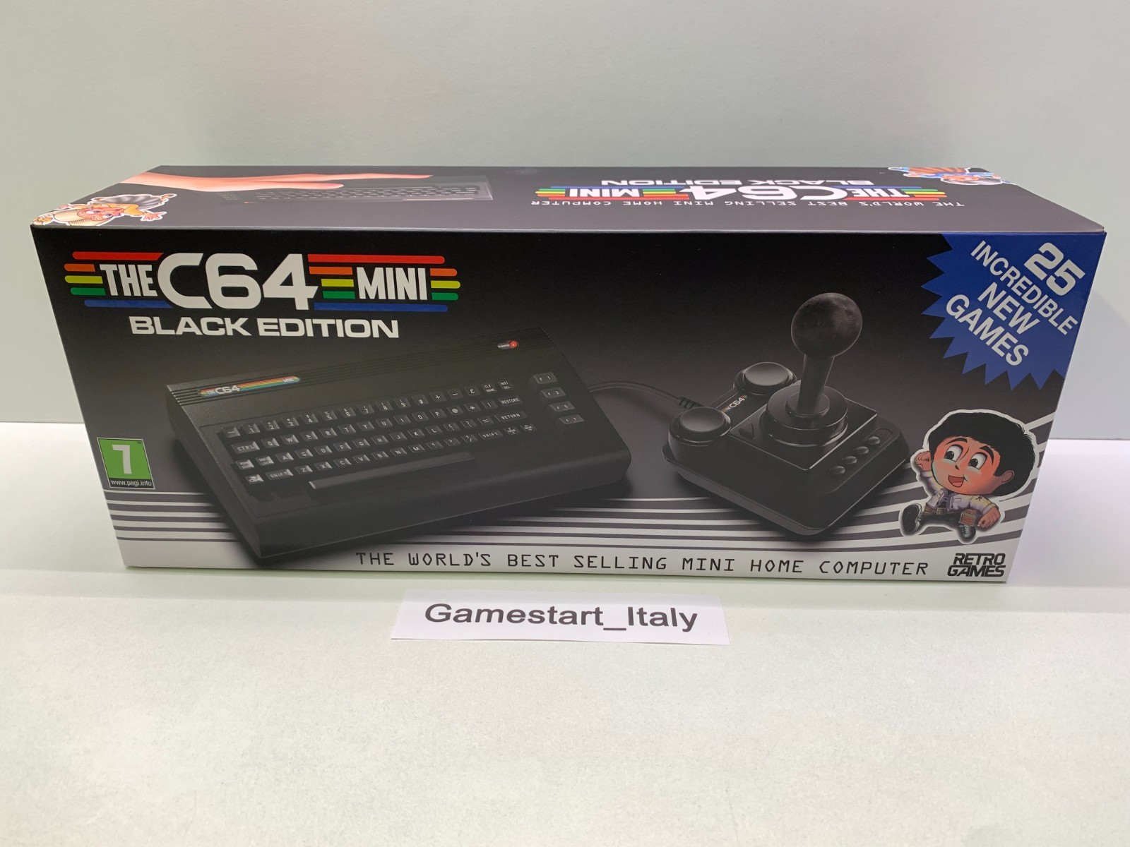 THE C64 MINI BLACK EDITION COMMODORE 64 CONSOLE – NEW SEALED NEW SEALED