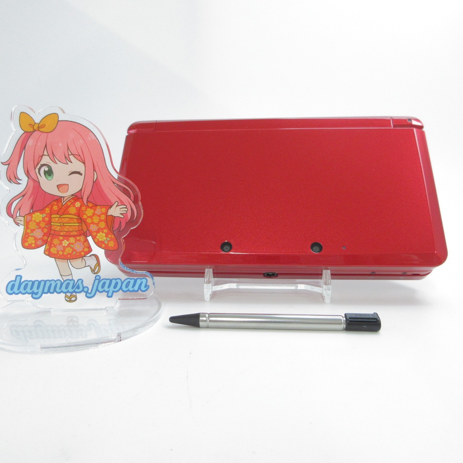【Near Mint】Nintendo 3DS Metallic Red Console ONLY Japanese Edition #RET0213/06