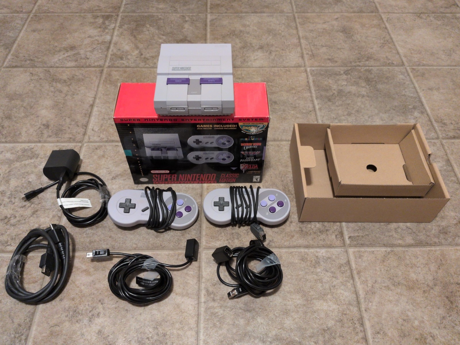 Super Nintendo Classic Mini console Entertainment System 21 Games Preloaded