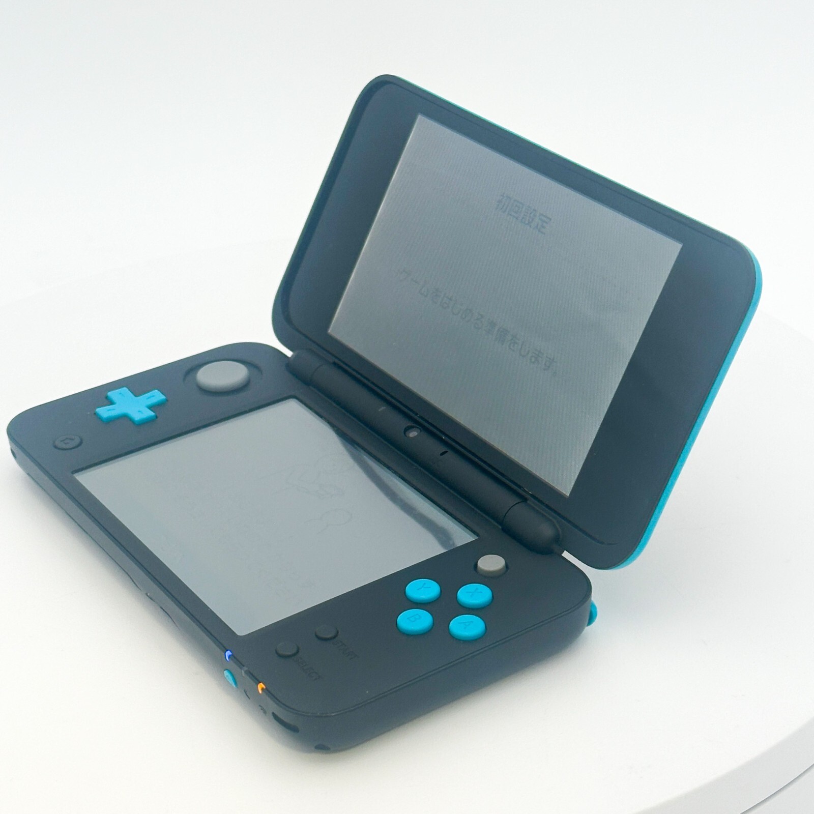 New Nintendo 2DS XL LL Black Turquoise Console Japanese ver Good Condition Works