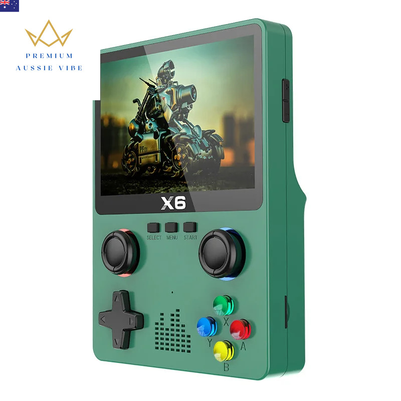 D007 Plus/ X6 3.5 Inch IPS Screen Handheld Game Players Dual Joystick 10000+ Gam
