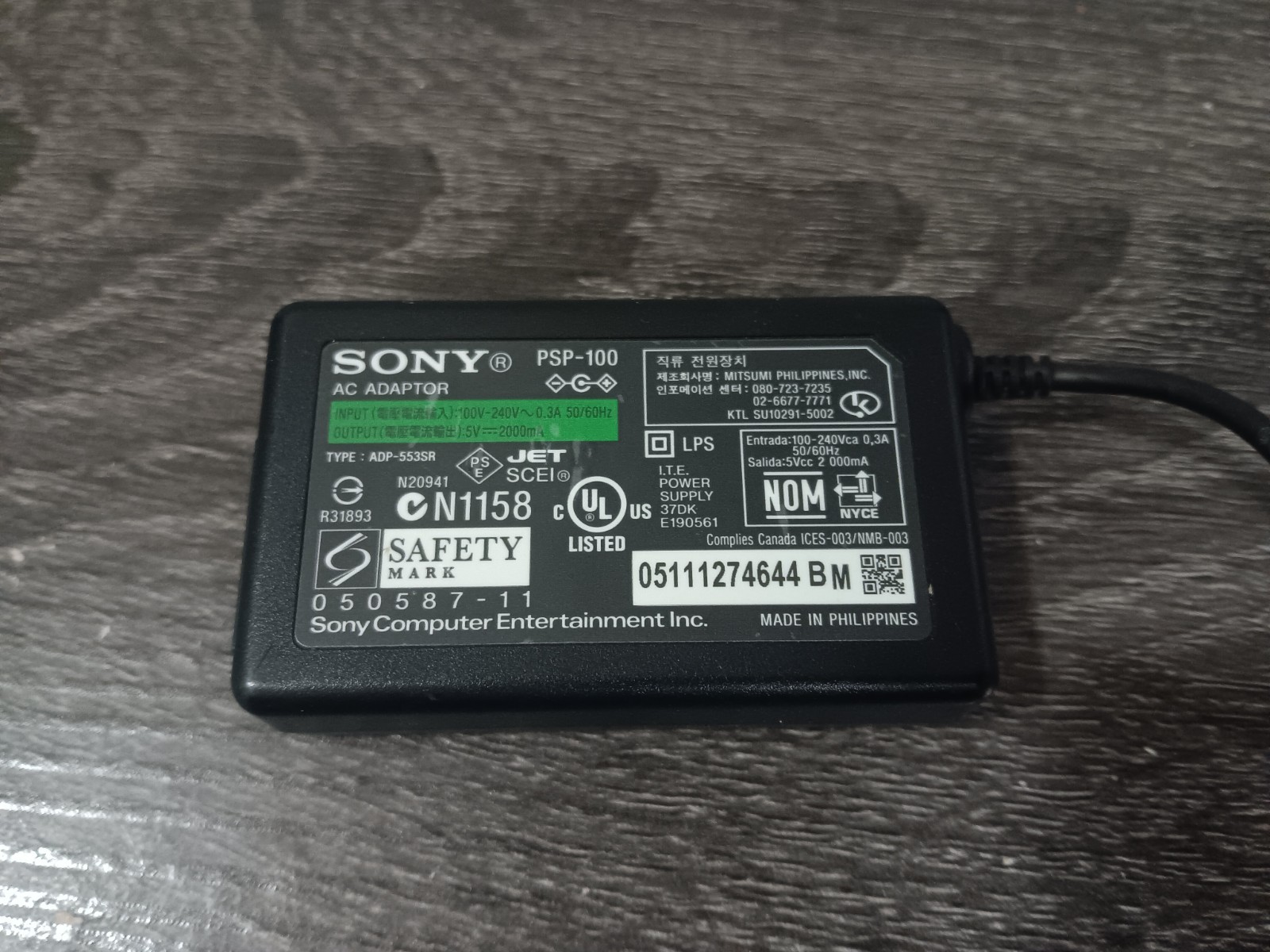 Sony Playstation Portable PSP 1001 Handheld w/ Charger & Battery – Tested Works