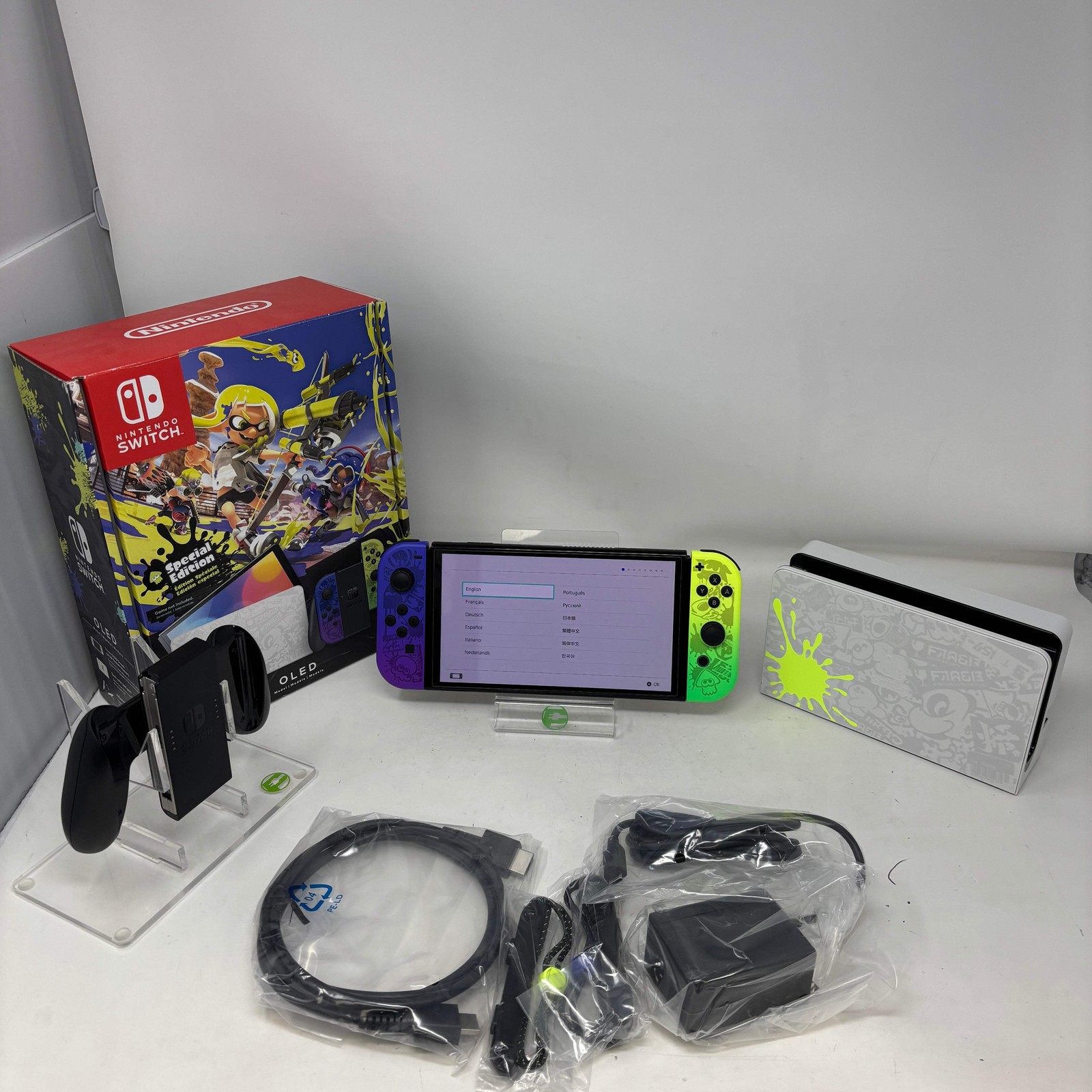 Nintendo Switch v2 Console Gaming System HAC-001(-01) Splatoon 3 Edition