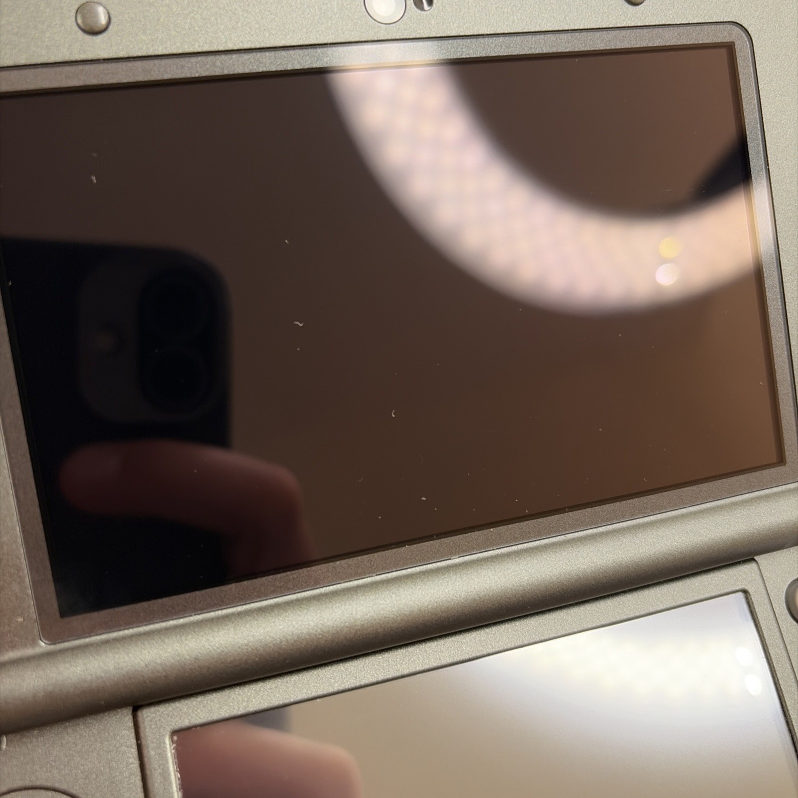 NICE! New Nintendo 3DS XL Gray Black Console Charger Stylus US Version