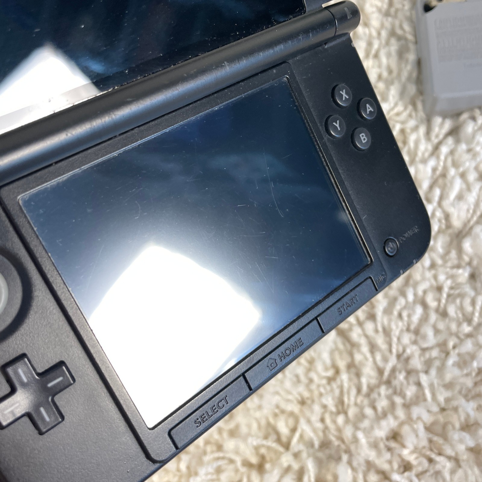 Nintendo 3DS XL Mario & Luigi Dream Team Silver Handheld SPR-001 Tested
