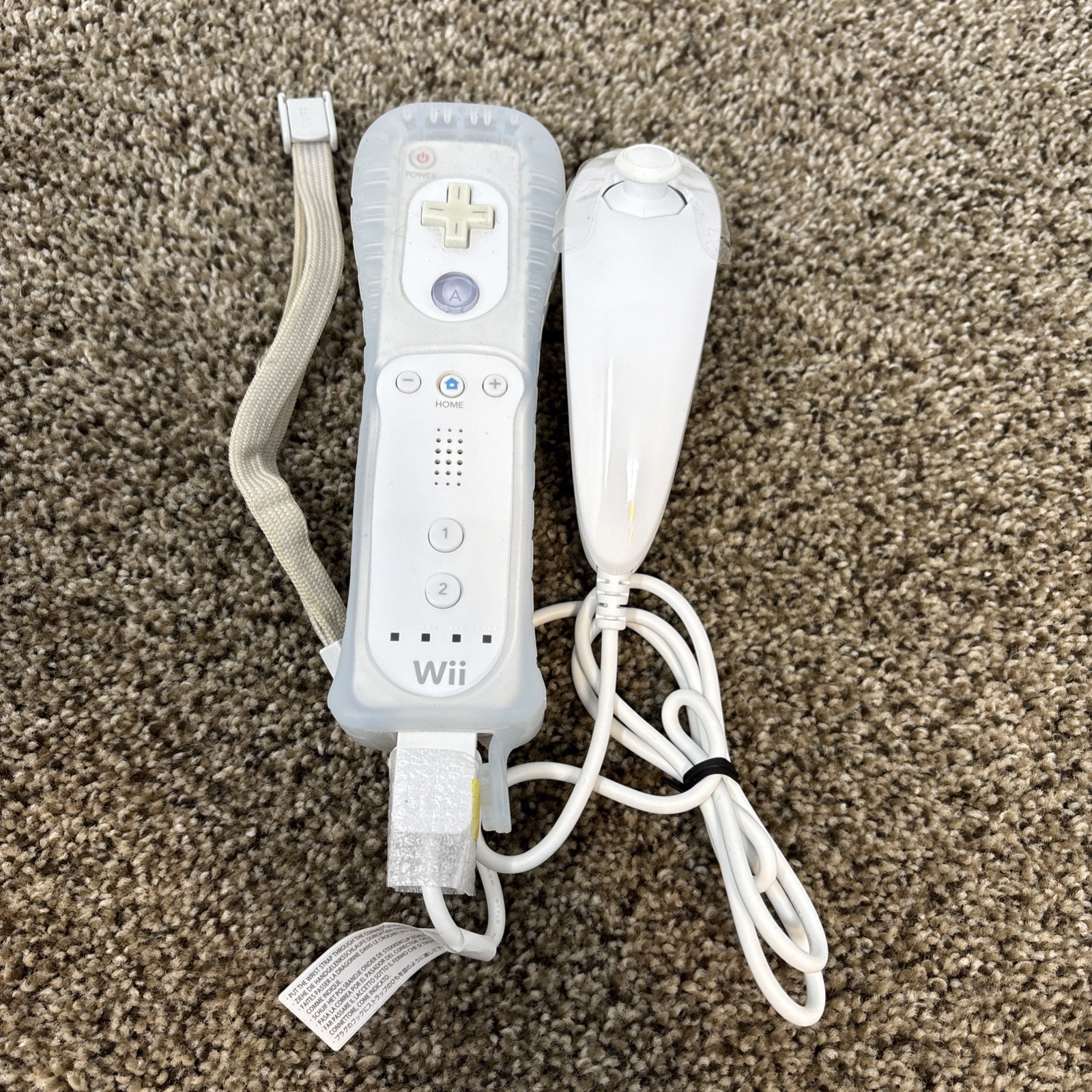 Nintendo Wii Console Bundle Tested With Wii Sports RVL-001 GameCube Compatible