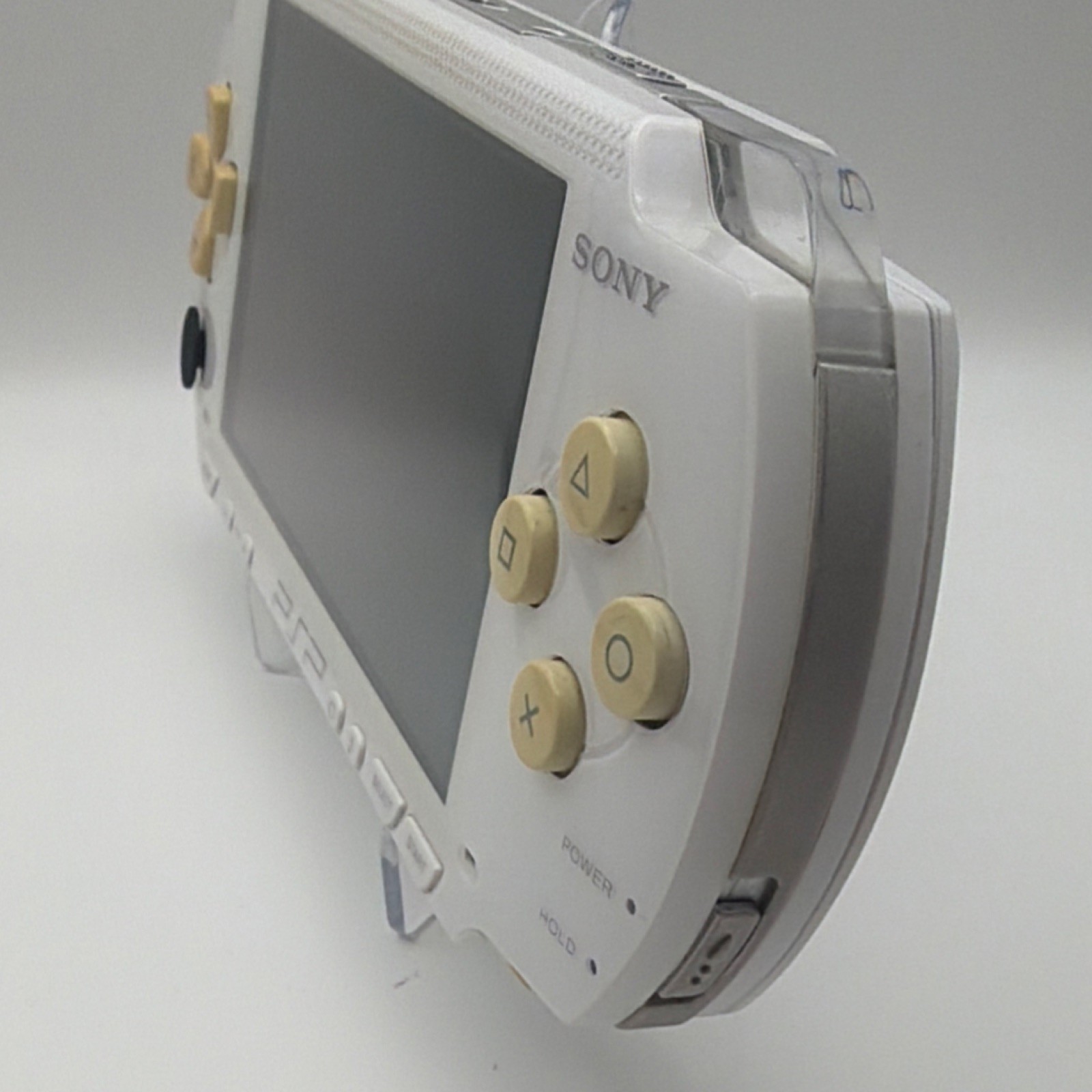 Sony PSP-1000 White Handheld Console – Tested and Working – Charger Included!!!