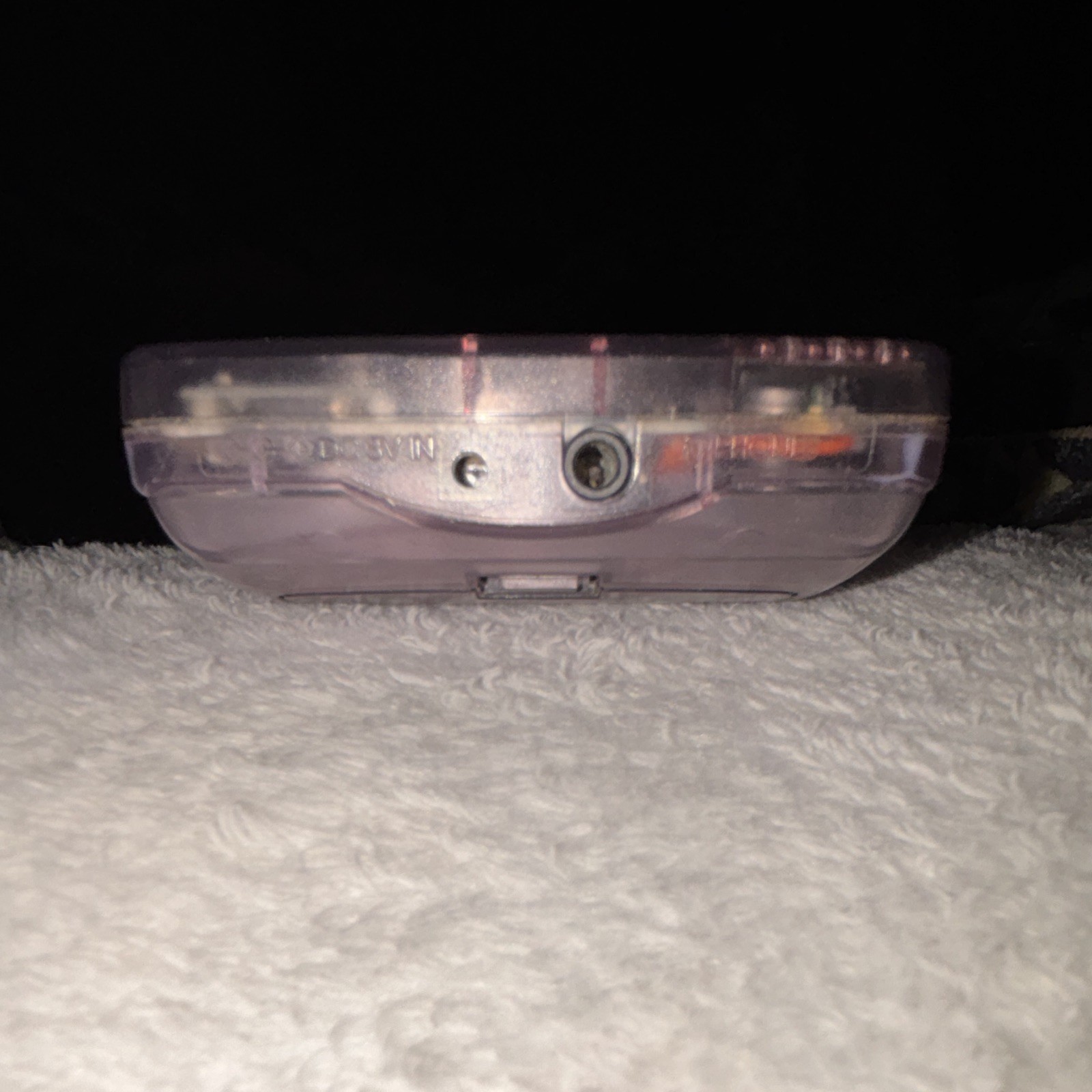 Nintendo Game Boy Color CGB-001 Transparent Purple/Clear Handheld
