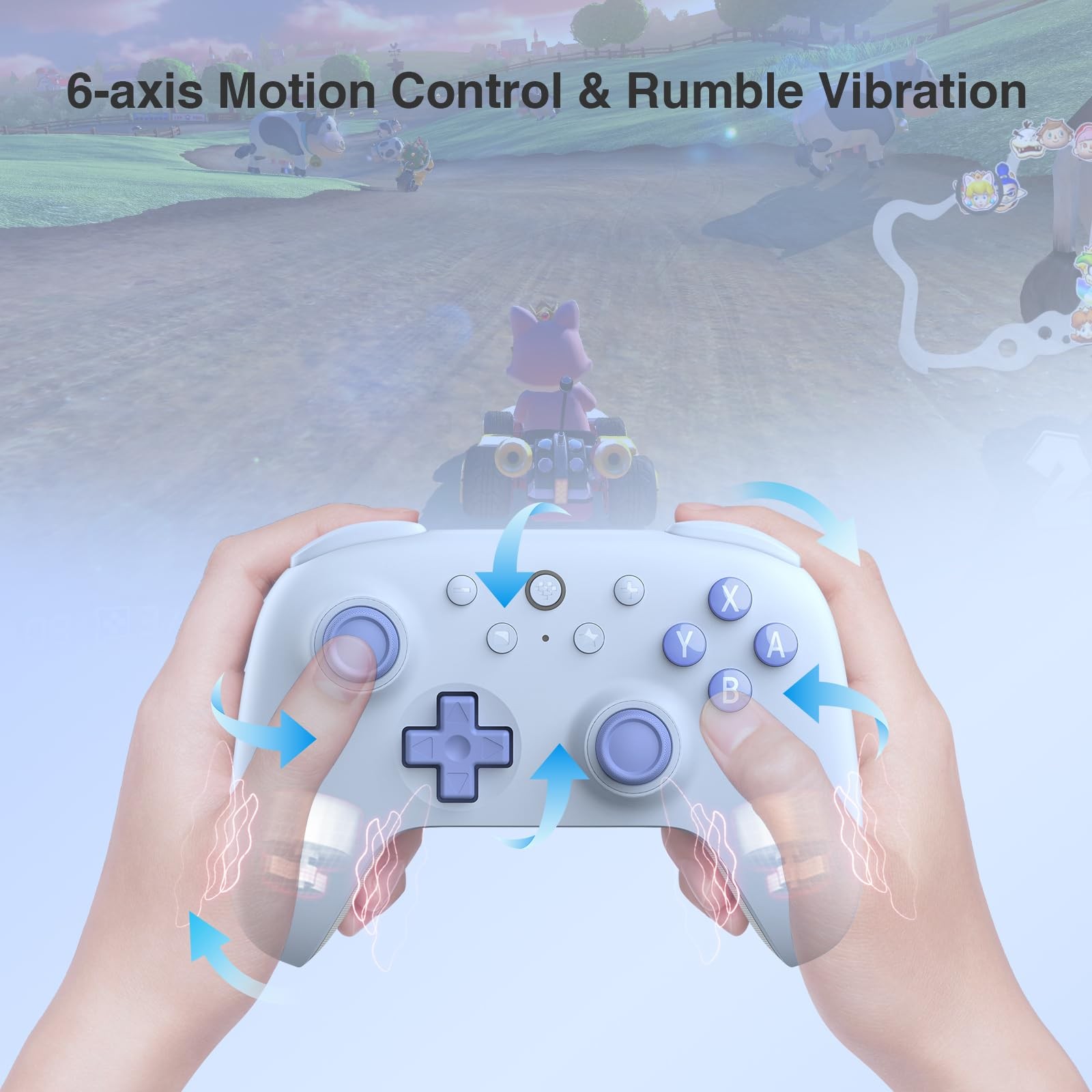 8Bitdo Ultimate 2C Bluetooth Controller (Hall Effect Joystick Update) – Blue