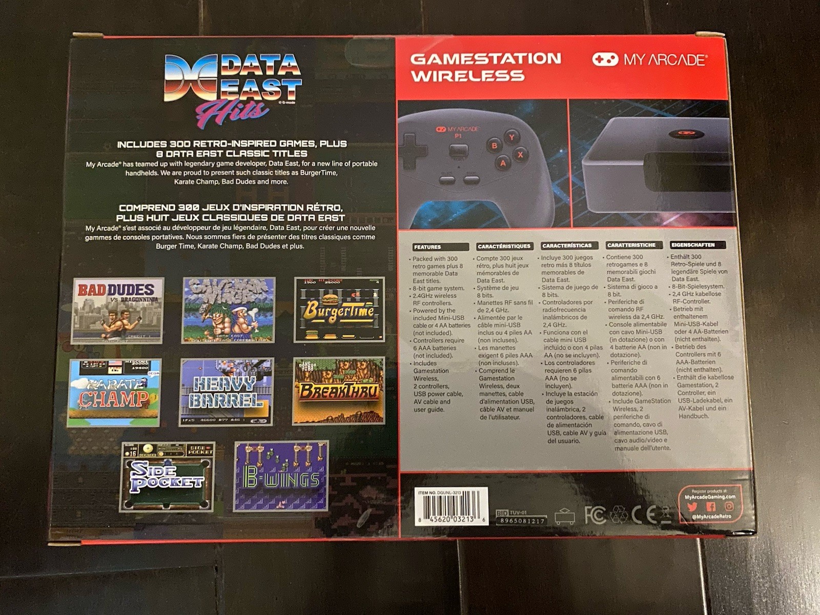 BRAND NEW MY ARCADE GameStation Wireless Plug & Play Console 300+ Games