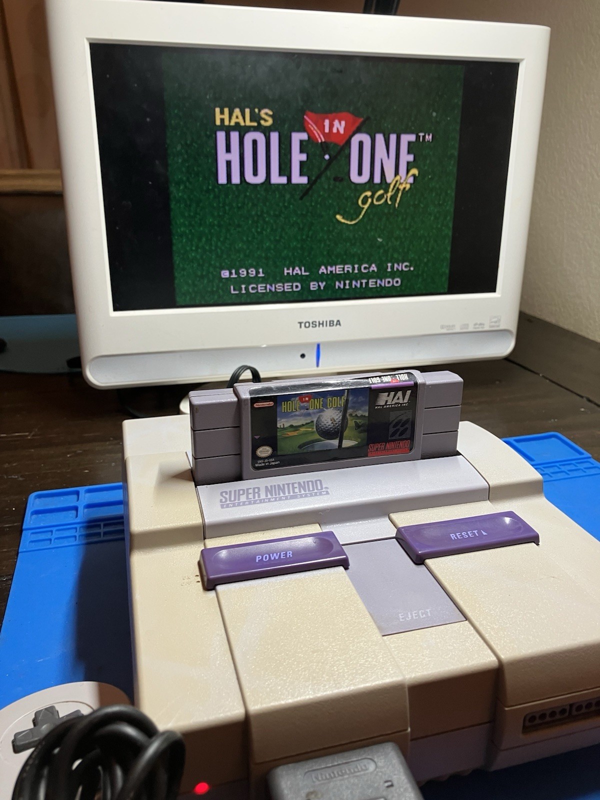 Super Nintendo SNES System Console Bundle 10 Games Super Mario World TMNT IV