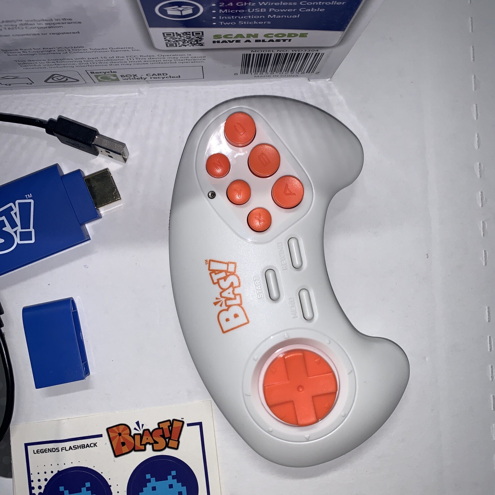 Legends Flashback Blast Video Game Console With 12 Games