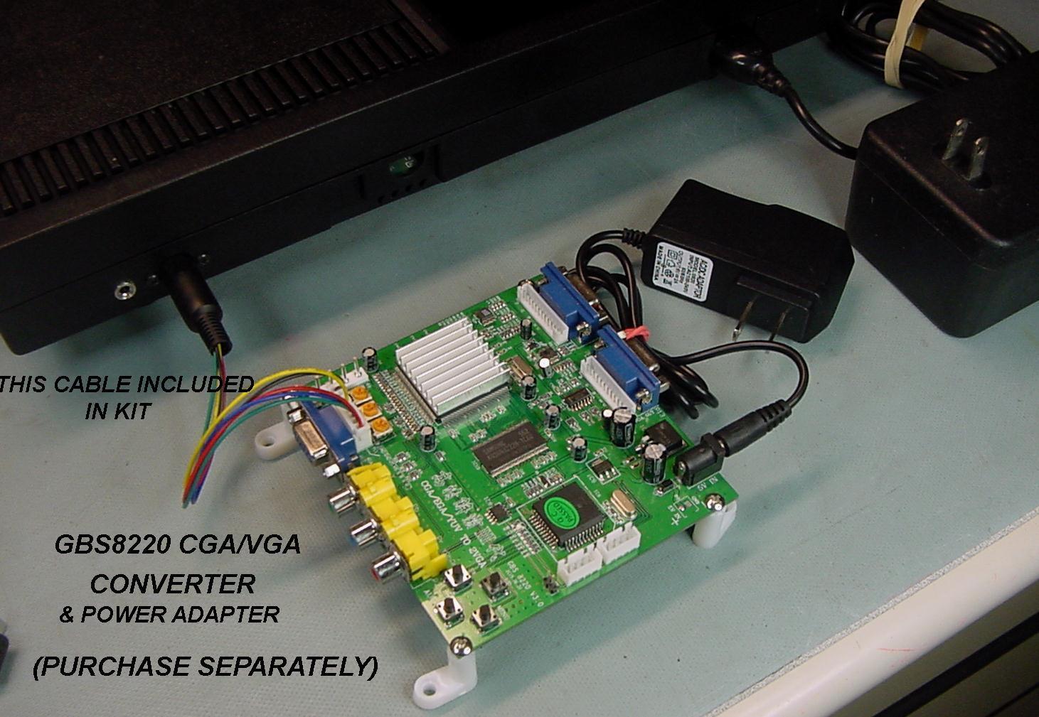 COLECOVISION RGB / CGA CONVERSION KIT (with 3in1 bios upgrade)