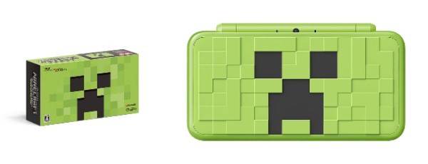 NEW MINECRAFT New Nintendo 2DS LL CREEPER EDITION Game Console from Japan F/S