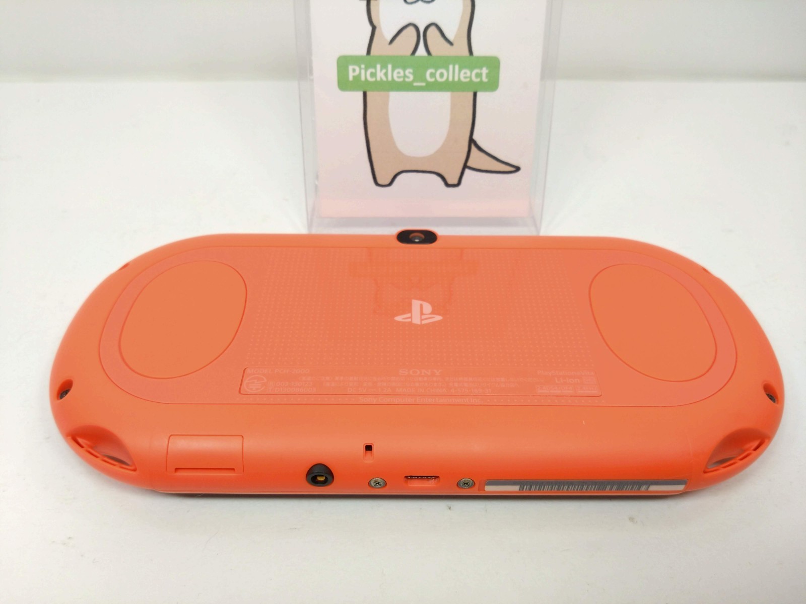 PS vita Neon Orange PCH-2000 ZA24 Console only Wi-Fi PSV Tested Sony 0529J