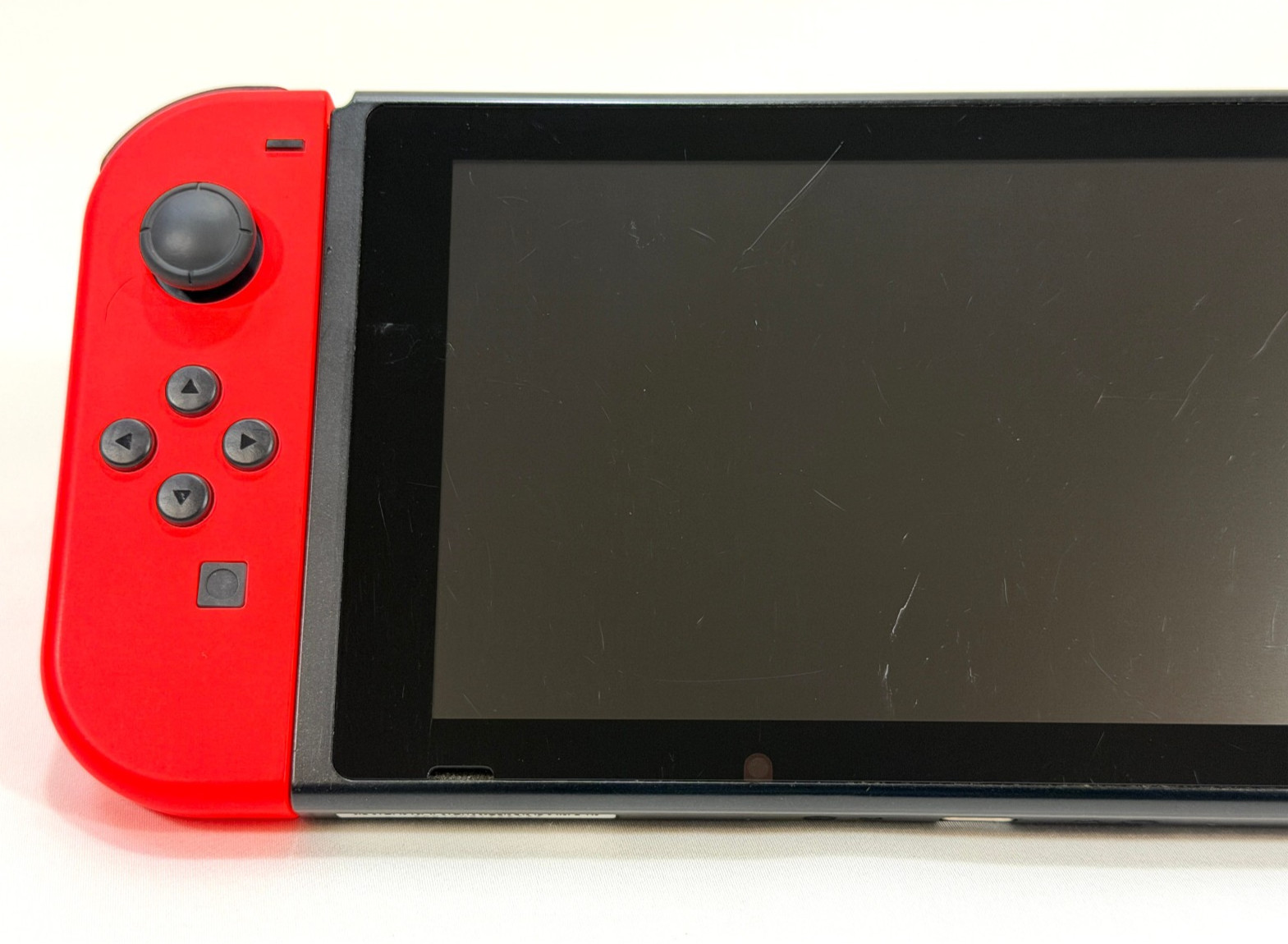 Nintendo Switch v1 Console Gaming System HAC-001 w/ Neon Red/Blue Joy-Cons