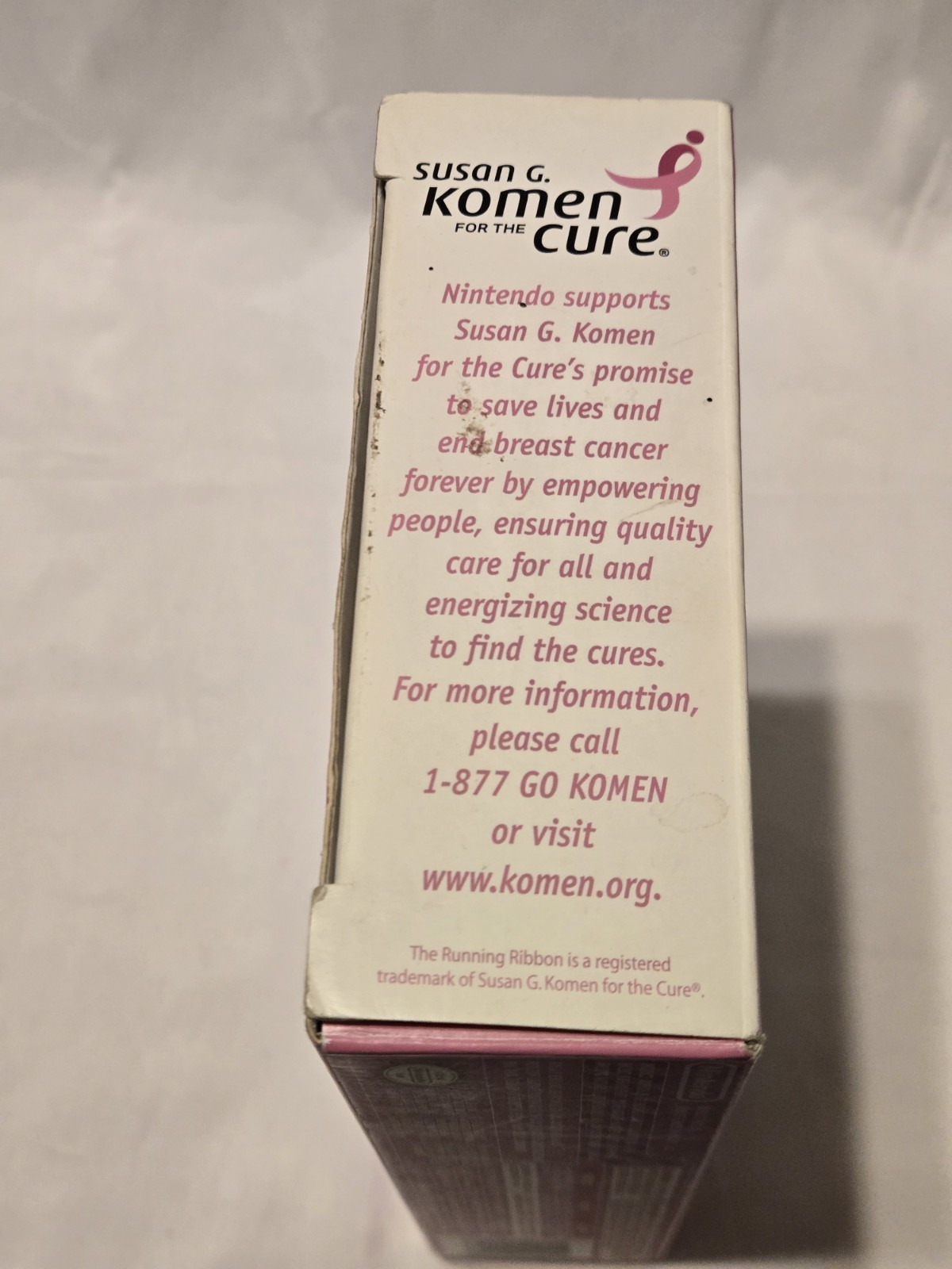 Nintendo Ds Lite Susan G. Komen Special Edition Matching Serial RARE