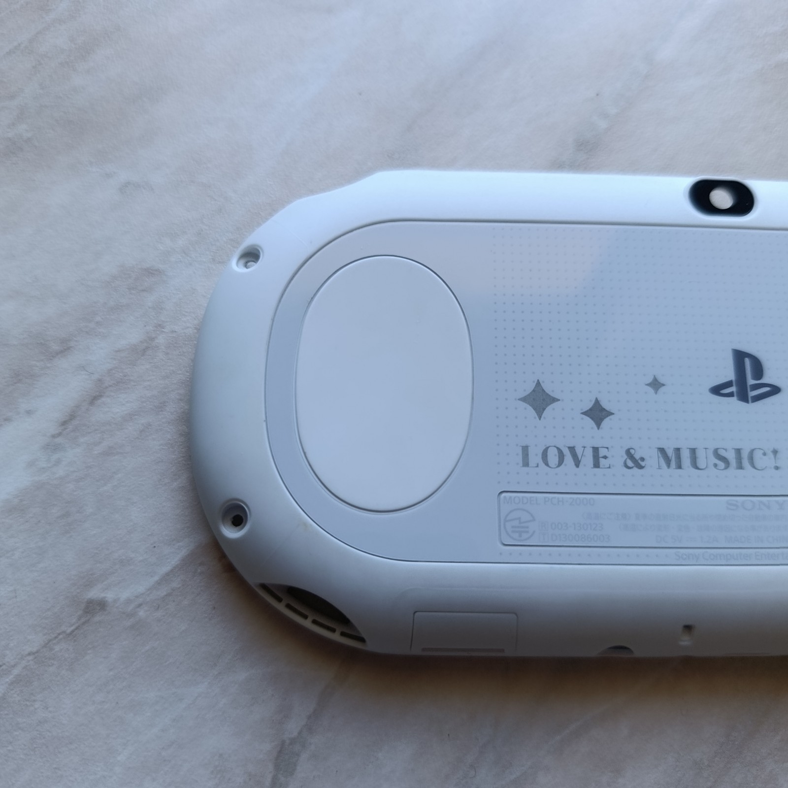 Back Case Sony PS Vita PCH-2000 Uta no Prince-sama music3 White Crown Edition