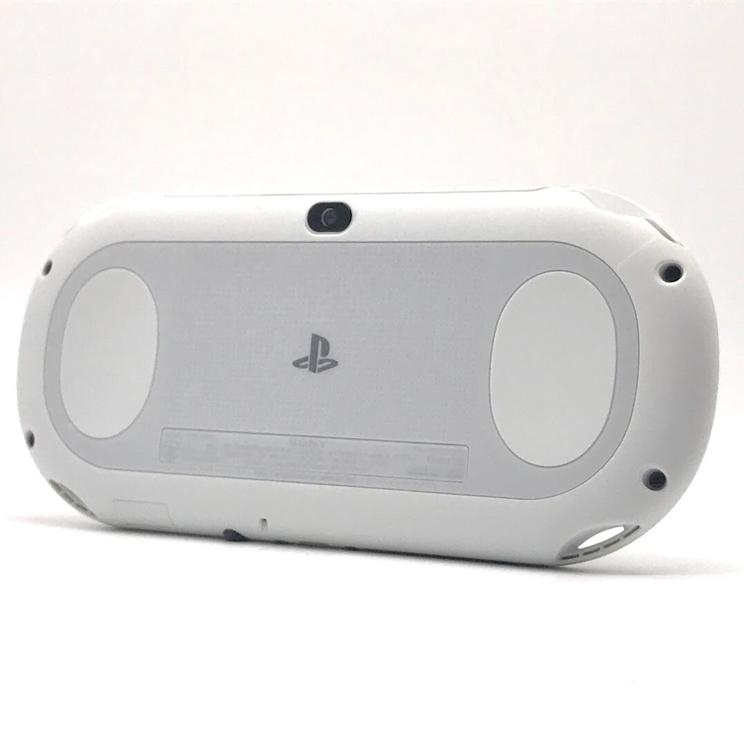 SONY PS Vita Glacier White PCH-2000 Slim LCD Wi-Fi w/ Charger “Mint”