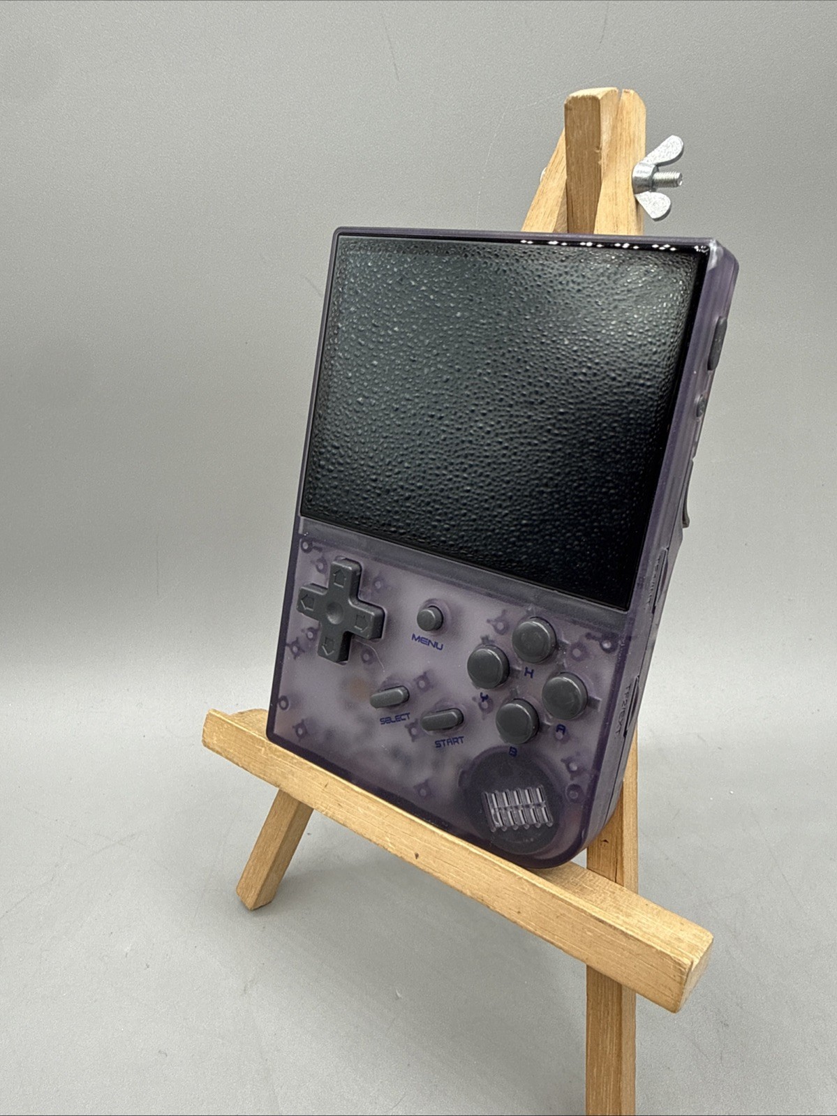 Anbernic RG35XX Handheld Game Console Clear Purple-untested