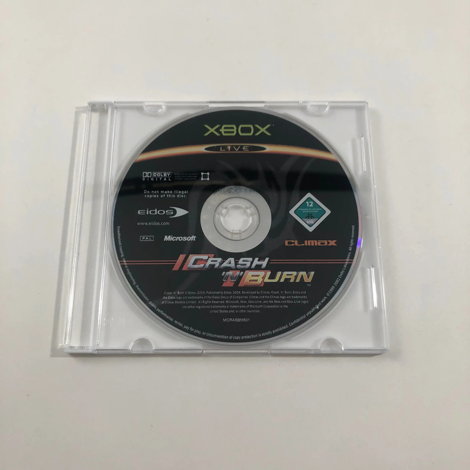 Xbox Crash ‘N’ Burn PAL Good Condition