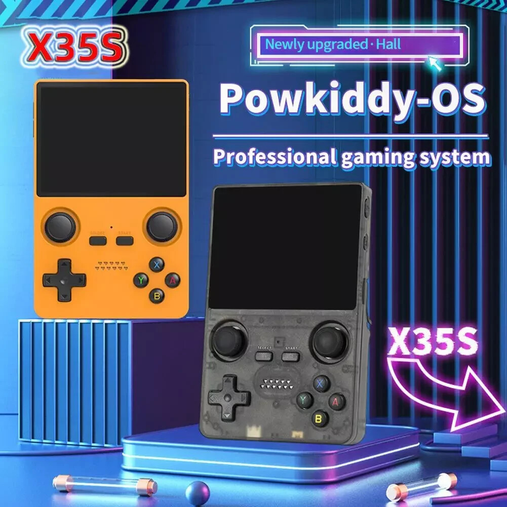 Portable Retro Game Console 3.5” Screen Dual Joystick 3000mah System