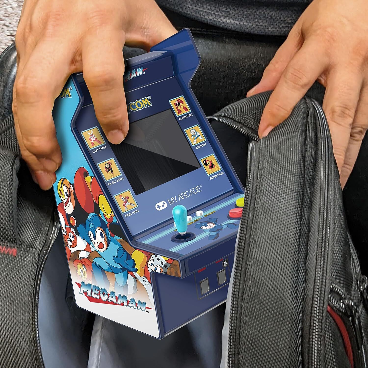 My Arcade MEGA Man Micro Player Pro: 6 Video Games 6.75″ Mini Arcade Machine