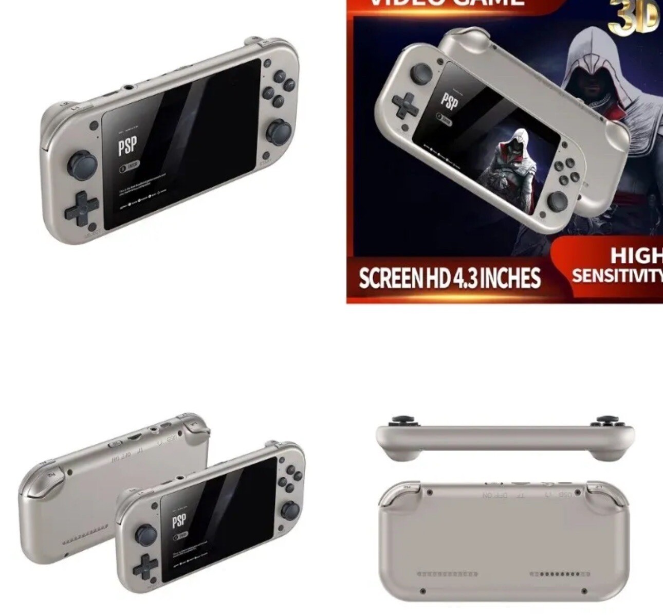 M17 Handheld Game Player Emuelec System 4.3 Inch LCD Screen Video Gaming Console