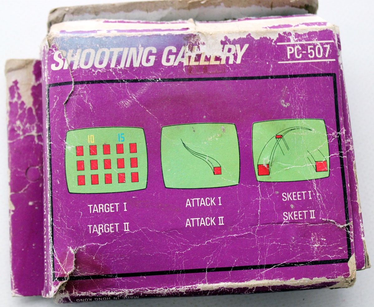 Vintage 80’s Poppy Hanimex Arcadia Shooting Gallery PC-507 Tv Game Cartridge New