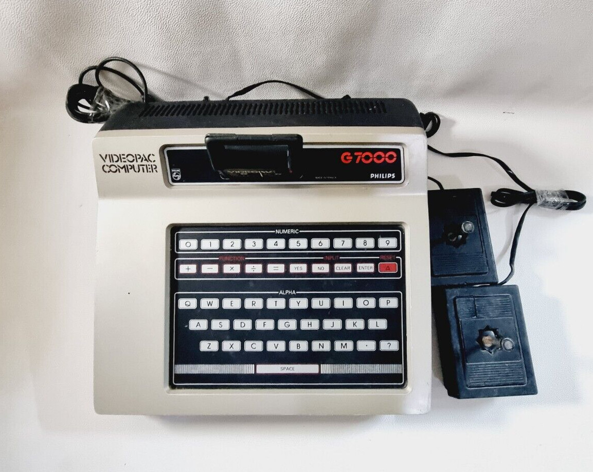 VINTAGE PHILIPS VIDEO PAC COMPUTER CONSOLE G7000