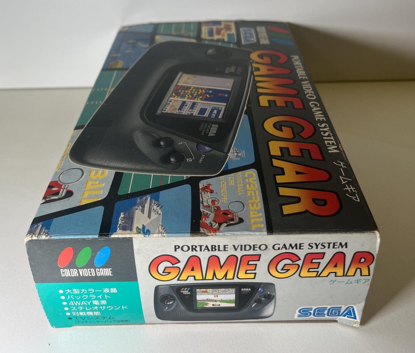 SEGA GAME GEAR HGG-3210 YELLOW EDITION NTSC-J REGION FREE CONSOLE