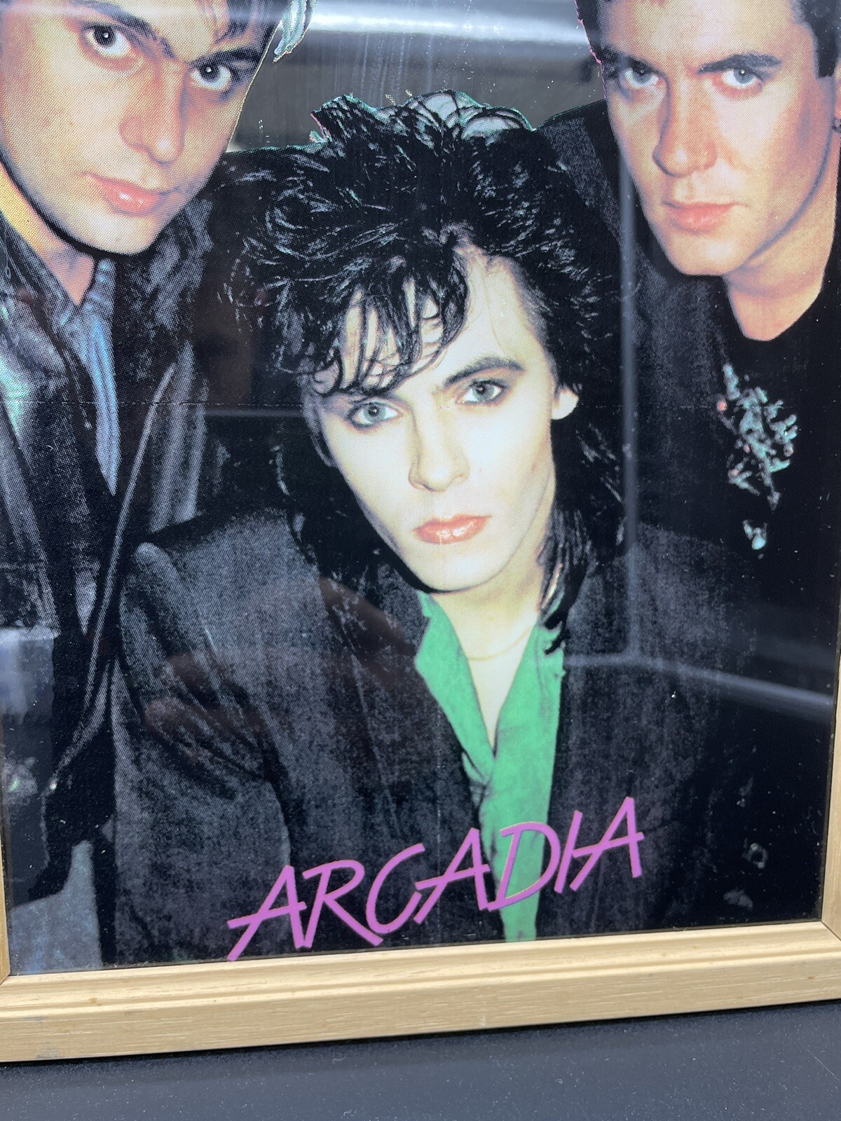 80s# VINTAGE RARE MIRROR FRAME ARCADIA GROUP SINGER OFFICIAL NEW OLD STOCK#[MG]