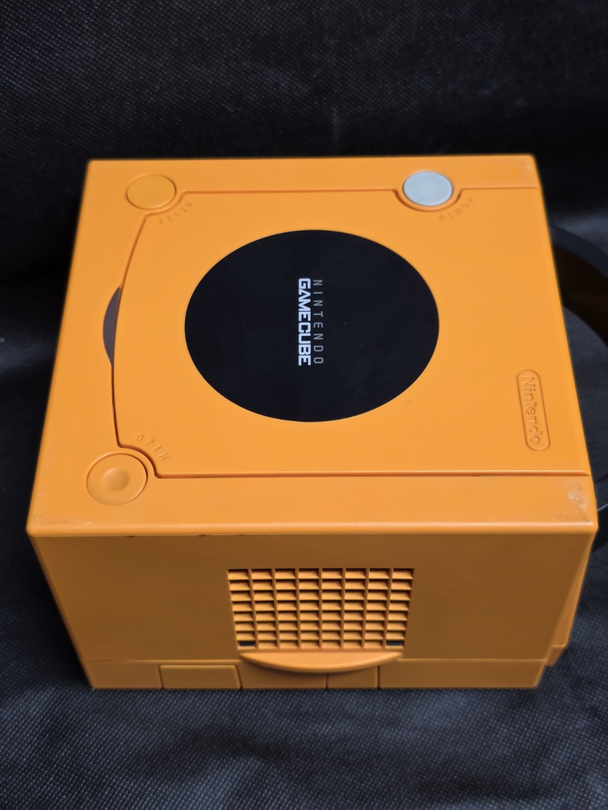 Nintendo Spice Orange Japanese Gamecube Console Bundle w/ 3 Games – TESTED