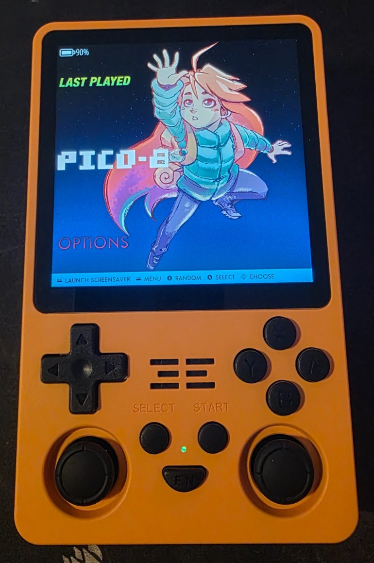 POWKIDDY RGB20SX RETRO HANDHELD GAME CONSOLE 64GB LINUX SYSTEM 4.0 INCH