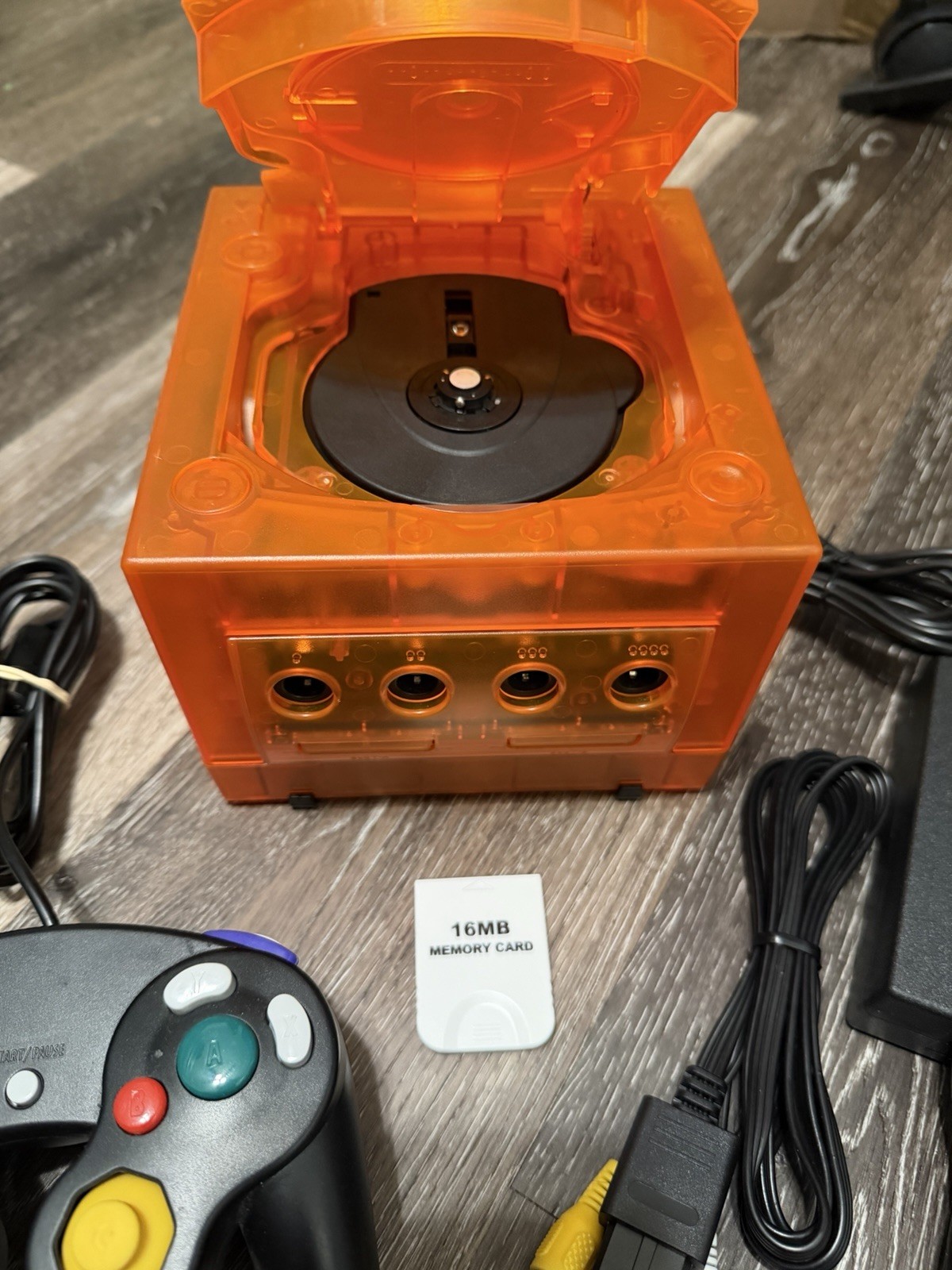 🔥 Nintendo GameCube NGC – Translucent Orange, Recapped Laser, Bundle ‼️